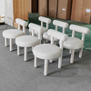 Modern Minimalist Circular Creative Dining Chairs Hotel Restaurant Furniture Velvet Restaurant Chairs