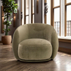 Modern Quiet Style Designer Lamb Fleece Sofa Chair Hotel Lobby Velvet Fleece Negotiation Single Sofa