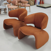 Modern Design Velvet Armchair Creative Leisure Sofa Chair Hotel Villa Living Room Chair Factory