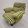 Modern Design Leisure Lounge Chair Comfortable Living Room Armchair Velvet Fabric Down Sofa Chair