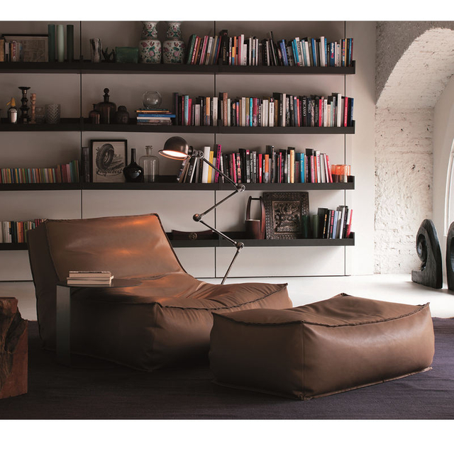 Wholesale Modern Living Room Lounge Chair Leisure Leather Chair Hotel Bedroom Design Lazy Sofa