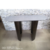 Light Luxury Stainless Steel Table Modern Resin Style Marble Home Porch Lobby Corridor Hallway Table