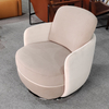 Nordic Single Sofa Chair Modern Simple Designer Leisure Chair Luxury Velvet Living Room Bedroom Balcony Hotel Swivel Armchair