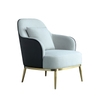 Italian Modern Beige Fabric Sofa Single Classic Living Room Furniture Single Person Sofa Chair