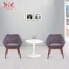 Fabric Mid-century Living Room Hotel Armchair Modern Accent Leisure Chair