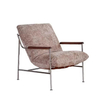 Modern Minimalist Design Stainless Steel Velvet Fabric Sofa Chair Living Room Down Comfortable Lazy Lounge Accent Chair