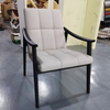 Modern Minimalist Wood Dining Chair Fabric Dining Room Furniture Creative Restaurant Table and Chair