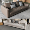 Modern Luxury Italian Living Room Furniture Sofa Set Hotel Lobby Fabric Sofa 3 Seats Fabric Villa Sofa Can Be Customized