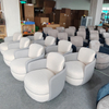 Nordic Single Sofa Chair Modern Simple Designer Leisure Chair Luxury Velvet Living Room Bedroom Balcony Hotel Swivel Armchair