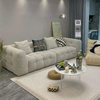 Modern Quiet Style Design Velvet Cloth Sectional Sofa Modern 3 Seater Chesterfield Salon Living Room Sofa Set Furniture