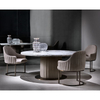 Luxury Dining Chairs Customized Modern Style Metal Stainless Steel Upholstery Velvet Armchair Chair