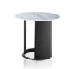 Modern Design Round Marble Coffee Table Set Concrete Metal Tea Table Hotel Living Room Furniture
