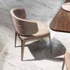 Italian Luxury Gold Stainless Steel Frame Leather Dining Room Chairs Home Furniture Factory Wholesale Restaurant Chairs