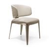 Italian Luxury Gold Stainless Steel Frame Leather Dining Room Chairs Home Furniture Factory Wholesale Restaurant Chairs