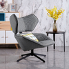 Modern Home Furniture Revolving Leisure Chair Living Room and Hotel Gold Sofa Chair