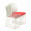 Modern Office Furniture Metal Fabric Stacking Plastic Chair Rental Visitor Waiting Conference Chair