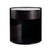 Modern Minimalist Bedroom Furniture Rock Slab Countertop Solid Wood Nightstands Bedside Table
