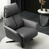 Modern Minimalist Living Room Leisure Chairs President's Office Rest Chair Can Lie Down and Rotate Leather Sofa Chairs