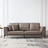 Modern High-quality Living Room Sofa Leather Business Office Reception Sofa Single and Triple Sofa