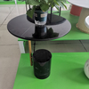 Luxury End Table Design Small Marble Base Round Side Table for Living Room Furniture Coffee Table