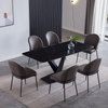 Modern Furniture Marble Dining Table Top Dining Table Set 6 Chairs Person Dining Table and Chairs