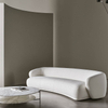 Modern Sectional Leather Sofa Couch Loveseat Living Room Velvet Cloth Sofa Furniture Microfiber Fabric Couches