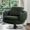 Luxury Swivel Lounge Chair Modern Villa Living Room Furniture Fabric Leisure Accent Armchair