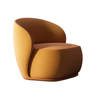 Light Luxury Single Sofa Hotel Living Room Bedroom Single Chair Modern Designer Velvet Fabric Lounge Armchair