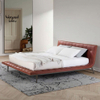 Modern Full Size Bedroom Furniture Genuine Leather Bed Designer Light Luxury Italian King Bed Bedroom Furniture