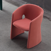 Modern Style Dining Chair Shaped Sponge Velvet Chair Hotel Restaurant Cafe Negotiation Chair