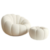 Modern Flower Design Bed Chairs Lounge Seat Bean Beautiful High Quality Living Room Bag Chair Adult Teddy Velvet Lazy Sofa
