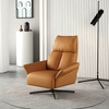 Modern Minimalist Living Room Leisure Chairs President's Office Rest Chair Can Lie Down and Rotate Leather Sofa Chairs