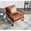 Modern Steel Frame Leisure Chair Armchair Living Room and Hotel Sofa Chair