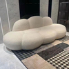 Factory Wholesale Modern Living Room Couch Furniture Hotel Lobby Velvet Fabric Comfortable Lounge Cloud Sofa