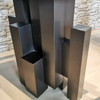 Modern Luxury Stainless Steel Leg Coffee Table Marble Stone Top Metal Dining Tables Sets