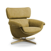 Modern Italy Designer Velvet Fabric Lounge Chair with High Back Living Room Furniture Metal Stainless Steel Legs Leisure Chair