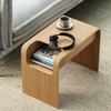 Modern Minimalist Living Room Bedroom Removable C Type Sofa Side Table Wood Bedside Corner Table