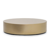 Hotel Luxury Modern Tea Corner Center Table Living Room Furniture Round Glass Top Stainless Steel Coffee Table
