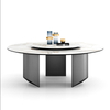 Modern Light Luxury Round Marble Dinning Table Nordic Hotel Dinning Furniture