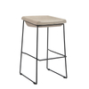 Modern Fashion Solid Iron Frame Leather Cloth Shaped Cotton Durable Hotel bar Office Front Desk bar Chair Can Be Customized