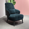 Italian Style Modern Design European and Luxury Furniture Living Room Leisure Lazy Leather Sofa Chair