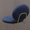 Modern Luxury Gold Metal Stainless Steel Bar Chair High Stool for Kitchen Use