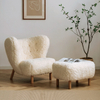 Nordic Designer Single Velvet Armchair Modern Furniture Living Room Bedroom Hotel Apartment Stylish Fabric Lounge Leisure Chair