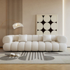 Modern Swan Velvet Fabric Art Cloud Couch Settee Luxury Living Room L-shaped Sofa Hotel Lobby Sofa