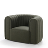 New Modern Light Luxury Style Velvet Fabric One-seater Sofa for Living Room Furniture