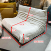 Modern Design Compressed Sofa Apartment Living Room Bedroom Comfortable Floor Velvet Lazy Sofa Set