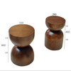 Italian Minimalism Coffee Table Modern Simple Style Living Room Furniture Solid Wood Side Table Round Stool for Home Decor
