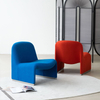 Minimalist Style Customized Furniture Italian Leisure Chair Velvet Fabric Single Sofa Chair