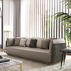 Modern Luxury Couch Living Room Furniture Sofa High End Italian Light Luxury Velvet Fabric Couch Sofa Set for Villa