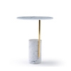 Luxury End Table Design Small Marble Base Round Side Table for Living Room Furniture Coffee Table